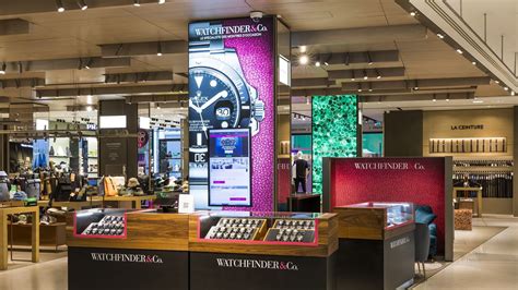 Watchfinder & Co. Printemps Haussmann Paris Boutique.